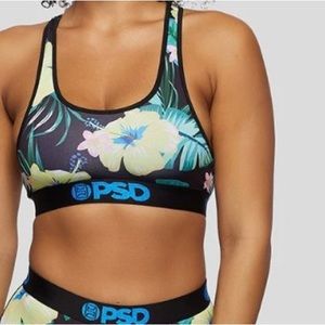 PSD Women’s Hawaii Heat Sports Bra size Large NWT